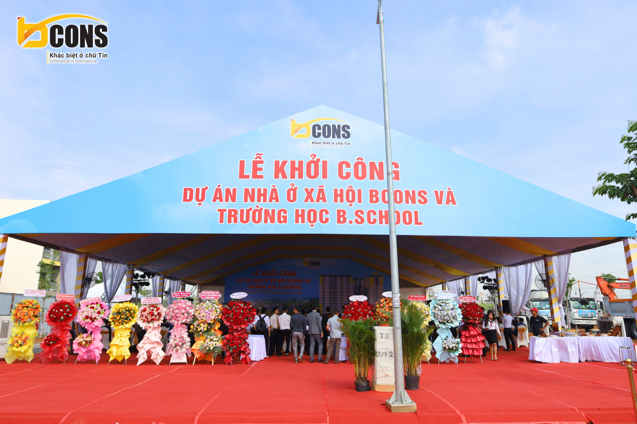 Tập đoàn Bcons khởi công dự án NOXH và trường học Bschools tại khu đô thị Bcons City Life